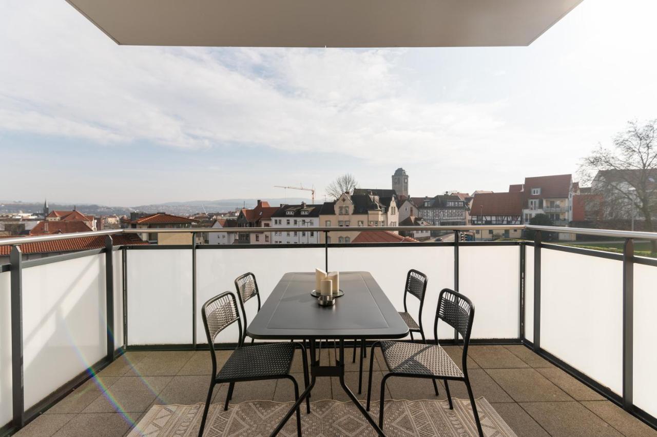 Dwellstay - Modernes Apartment I 55Qm I 2 Zimmer I Kueche I Bad I Terrasse I Tv I Wlan Bad Hersfeld Exterior foto